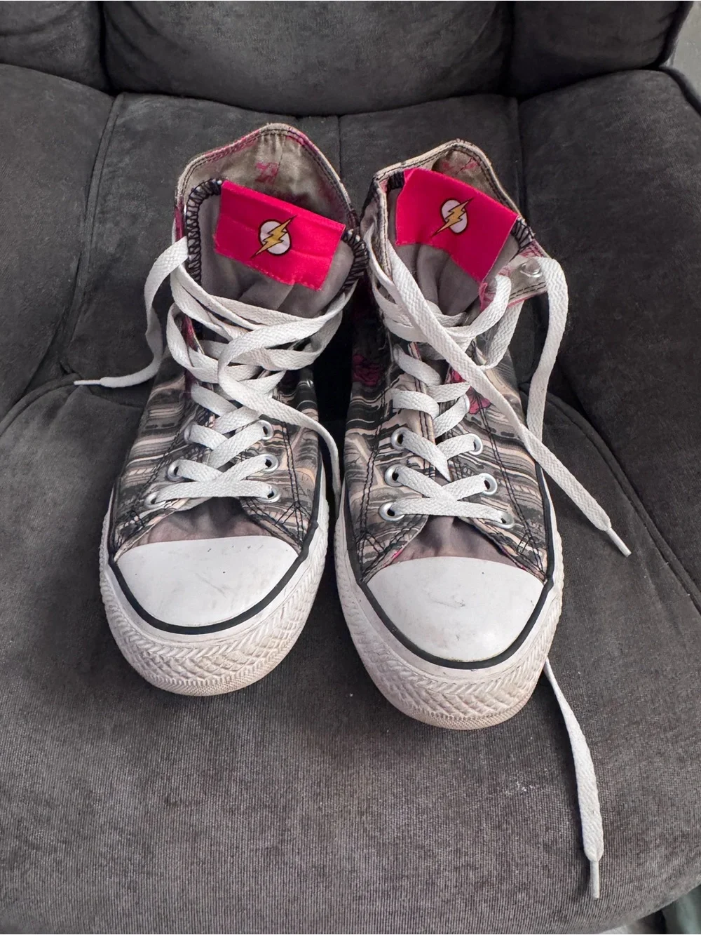 Rare Dc Comics Converse chuck Taylor high tops - The Flash 8 men’s 10 women’s